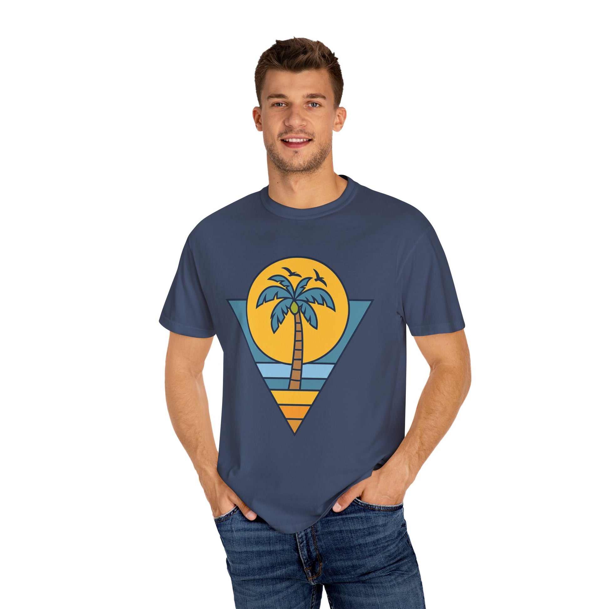 Tropical Vintage T-Shirt - Casual Beachwear, Summer Vibes, Gift for Him/Her, Vacation Tee, Outdoor Activities