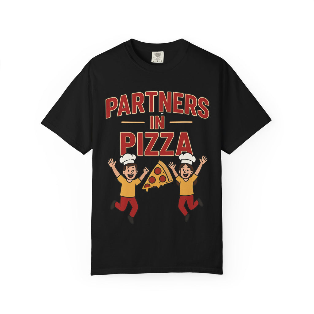 Partners in Pizza T-Shirt — Funny Pizza Tee