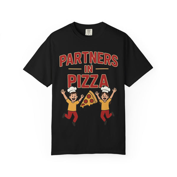 Partners in Pizza T-Shirt — Funny Pizza Tee