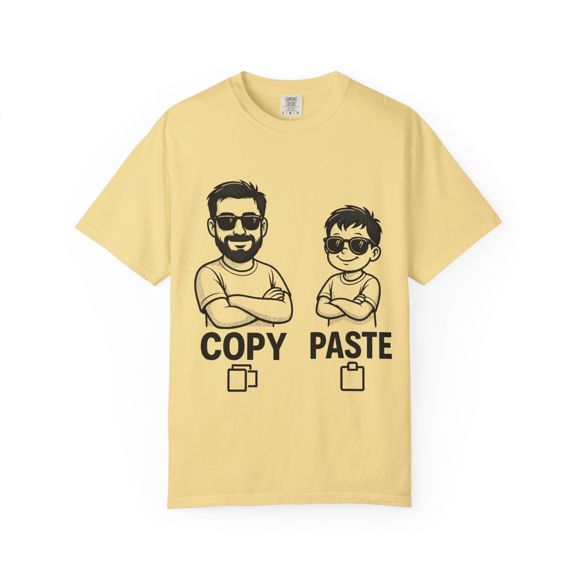 Father–Son Ctrl+C Ctrl+V Matching Tee – Unisex Family Graphic Shirt & Dad Gift