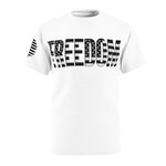 Freedom Graphic Tee, Patriotic T-Shirt, Unisex Cut & Sew Shirt, American Flag Apparel, Independence Day Gift, Casual Everyday Wear - Image 1