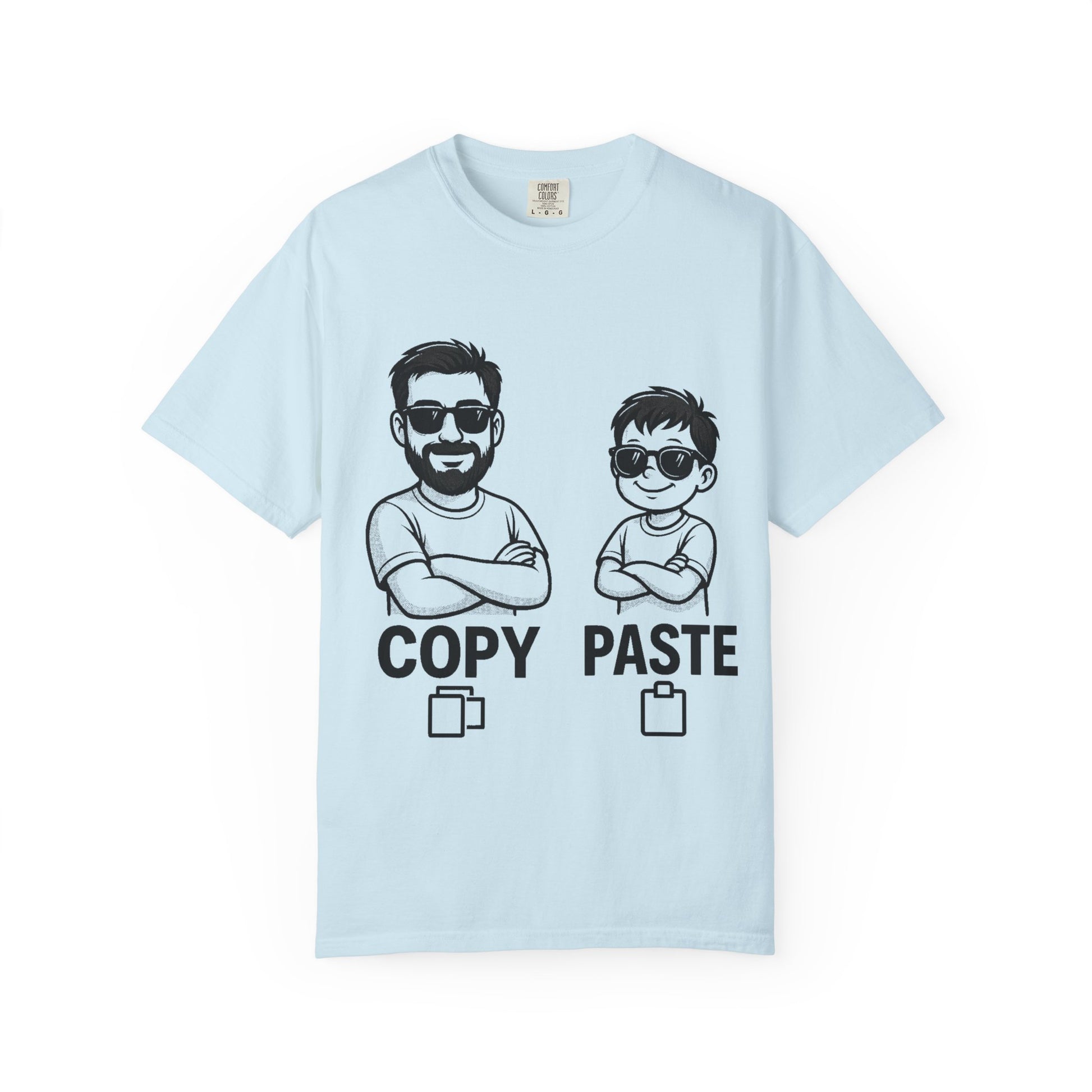 Father–Son Ctrl+C Ctrl+V Matching Tee – Unisex Family Graphic Shirt & Dad Gift
