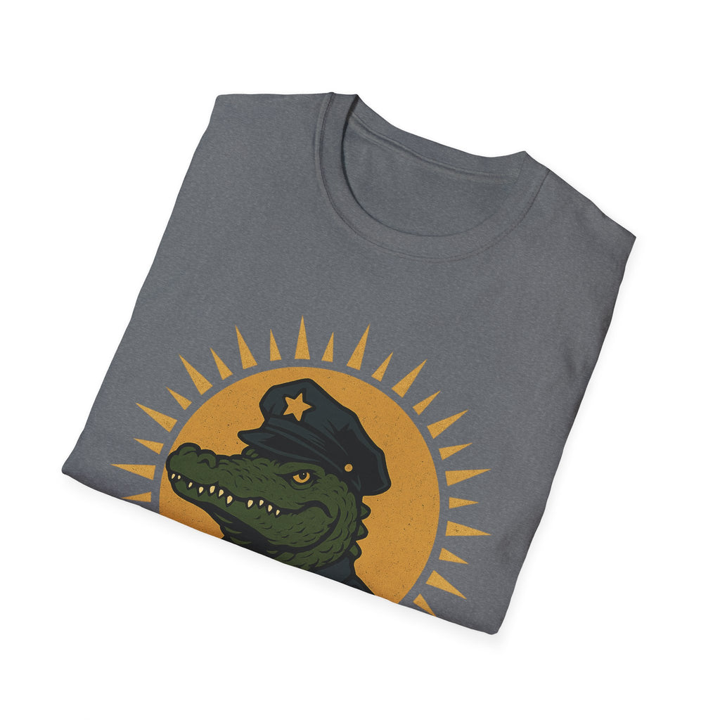 Alligator Police Officer Tee – Funny Unisex Graphic Shirt & Novelty Gift