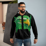 Vibrant Nature-Inspired Unisex Zip Hoodie, AOP Hoodie, Eco-Friendly Apparel, Unique Hoodie, Gift for Nature Lovers, Casual Wear - Image 3