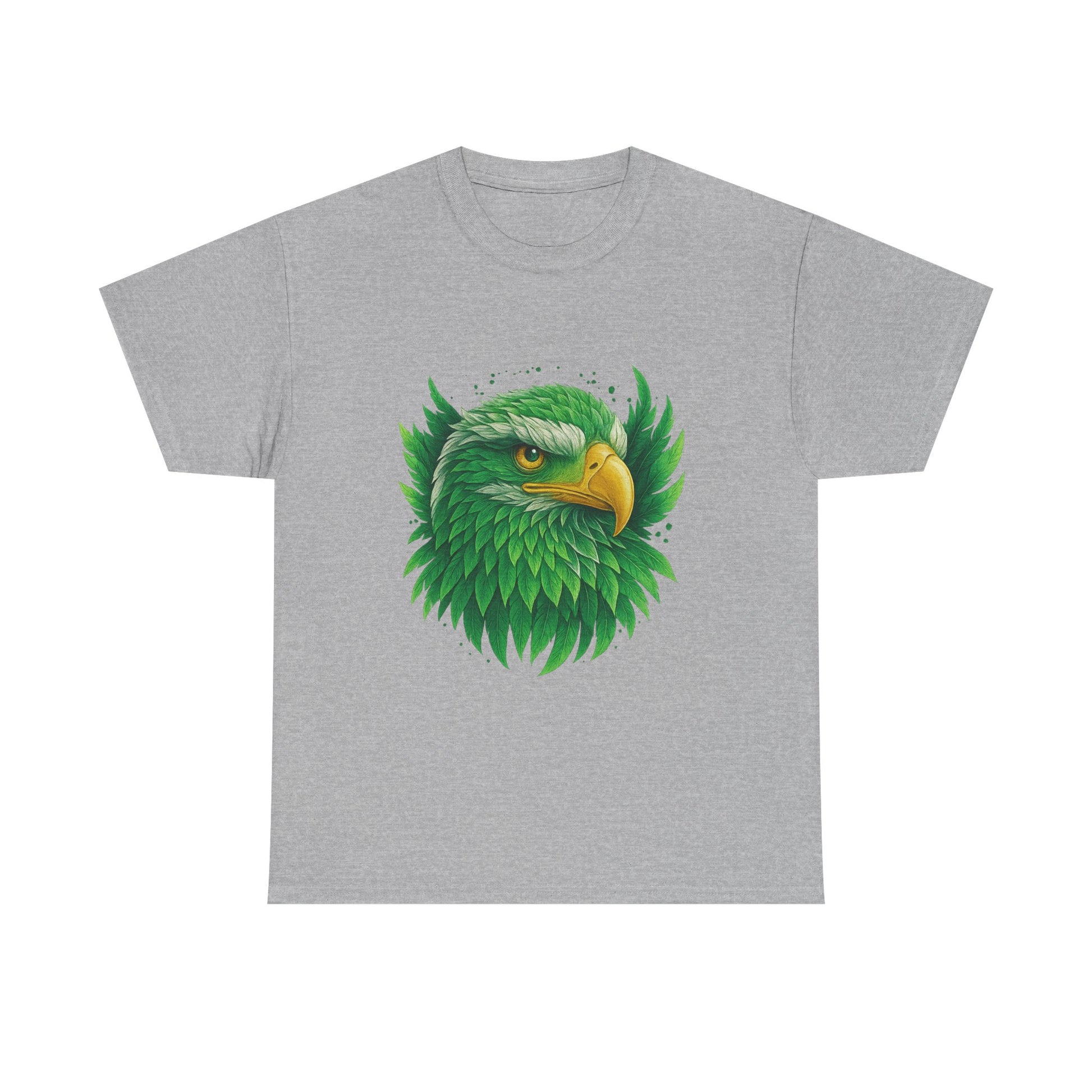 Green Eagle Graphic Tee, Nature T-Shirt, Eco-Friendly Apparel, Wildlife Gift, Unisex Casual Wear