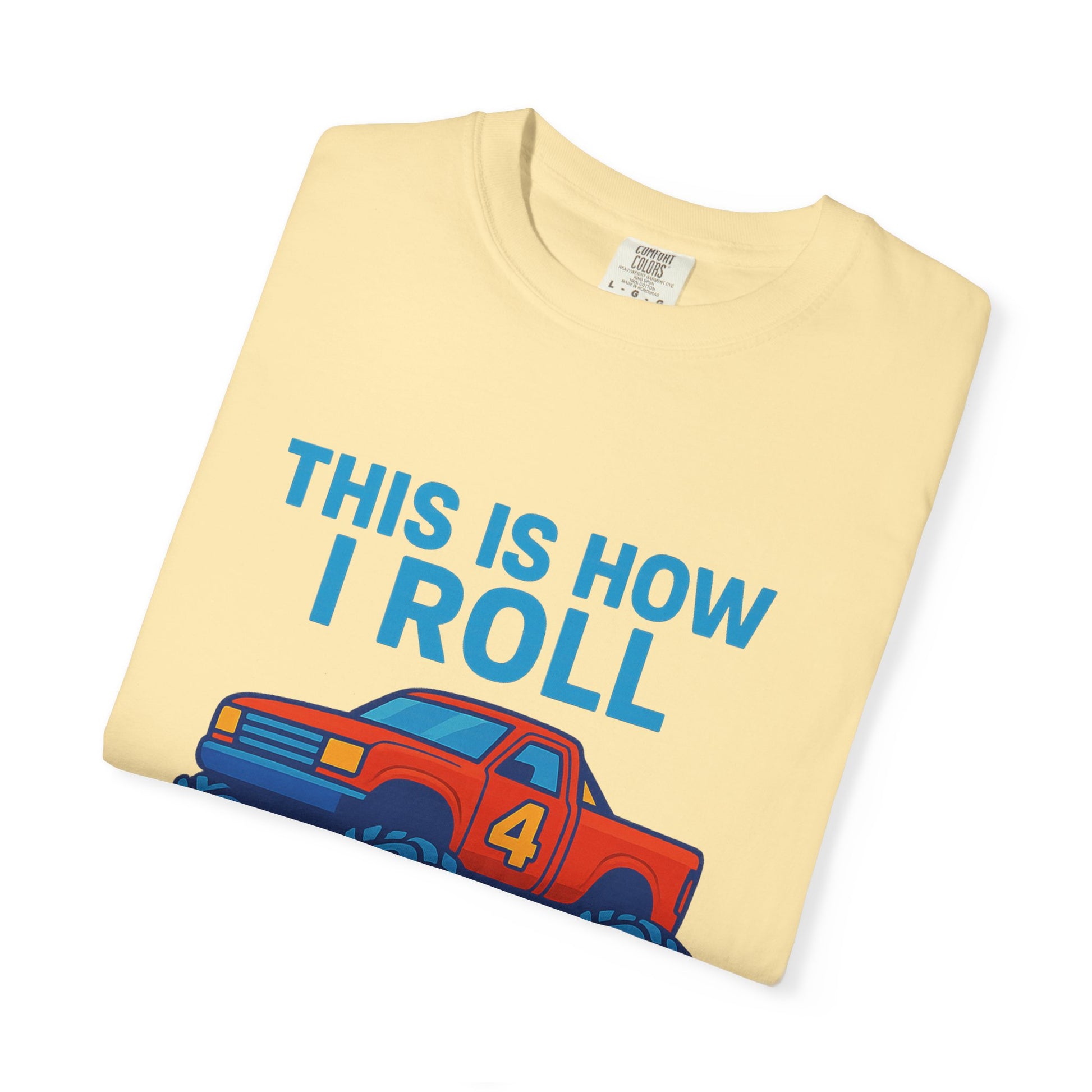 Monster Truck Birthday Tee, Fun Unisex T-Shirt for Kids, Ideal Gift for Birthday Celebrations, Kids Party, Casual Wear