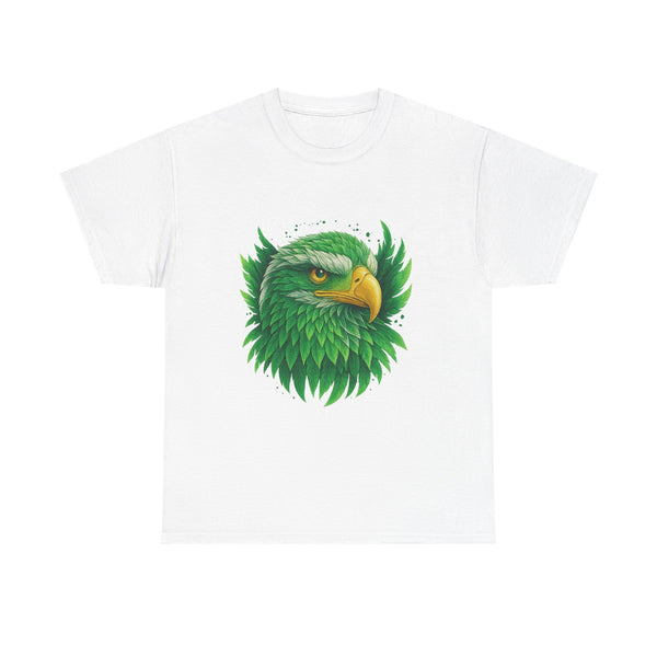 Green Eagle Graphic Tee, Nature T-Shirt, Eco-Friendly Apparel, Wildlife Gift, Unisex Casual Wear