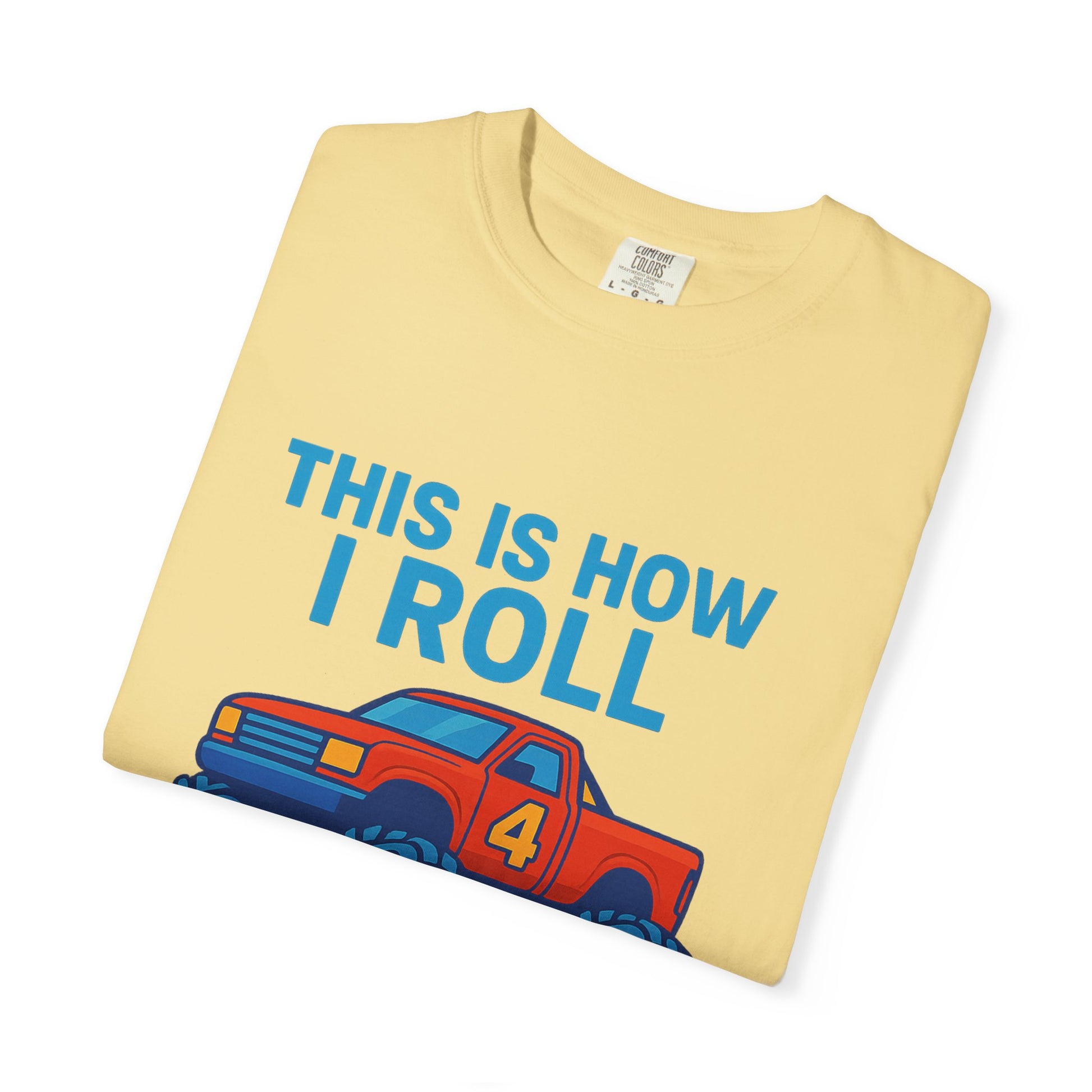Monster Truck Birthday Tee, Fun Unisex T-Shirt for Kids, Ideal Gift for Birthday Celebrations, Kids Party, Casual Wear