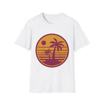 Retro Sunset Palm T-Shirt — Vintage Beach Graphic Tee - Image 4