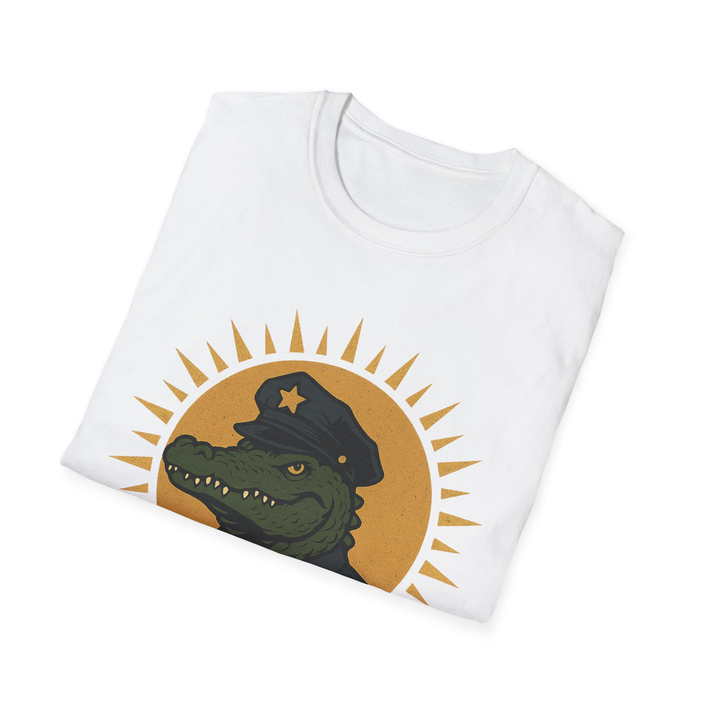 Alligator Police Officer Tee – Funny Unisex Graphic Shirt & Novelty Gift