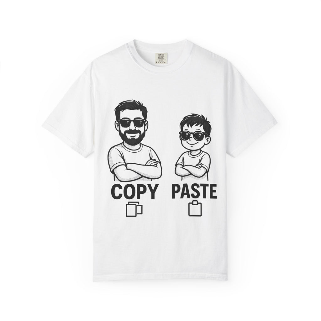 Father–Son Ctrl+C Ctrl+V Matching Tee – Unisex Family Graphic Shirt & Dad Gift