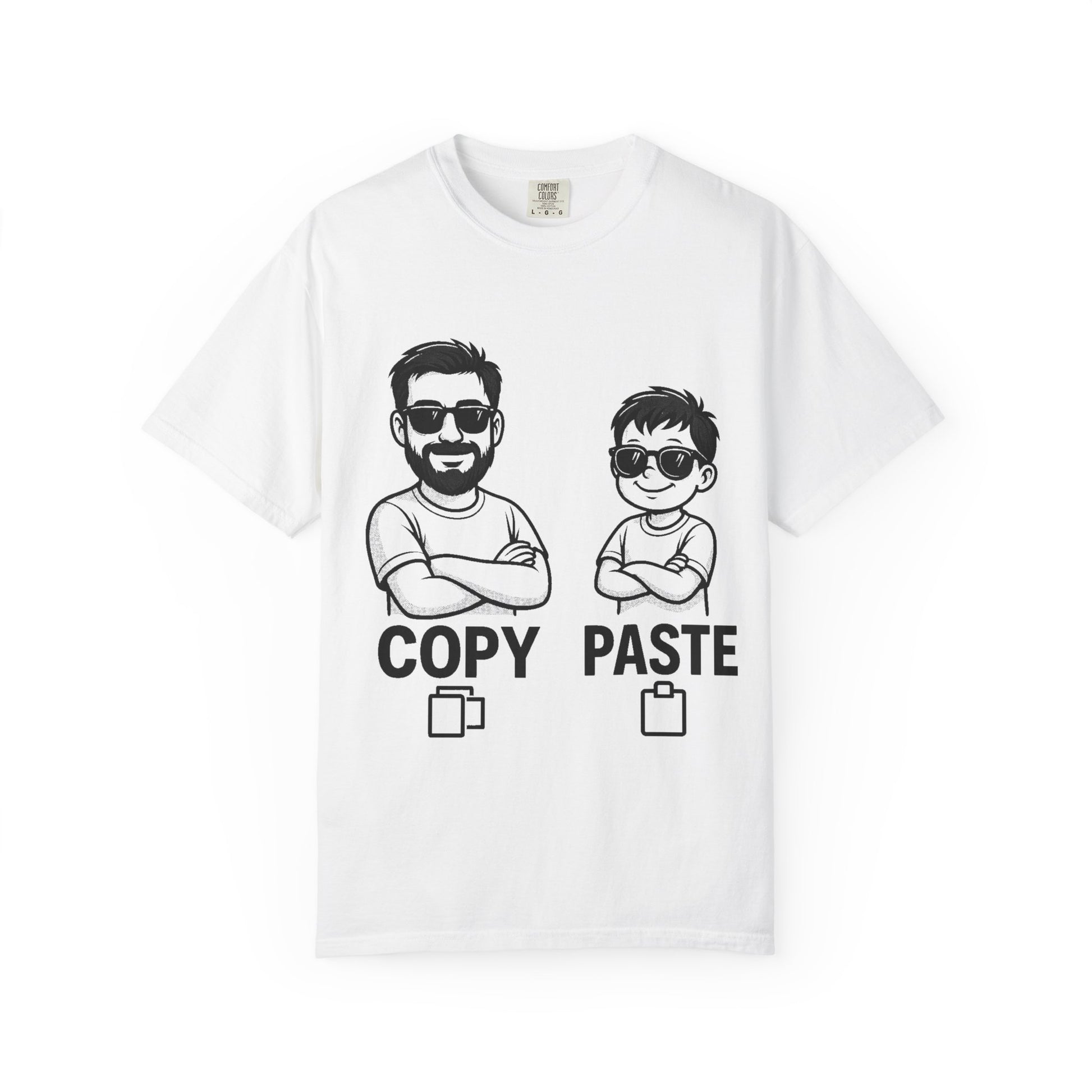 Father–Son Ctrl+C Ctrl+V Matching Tee – Unisex Family Graphic Shirt & Dad Gift