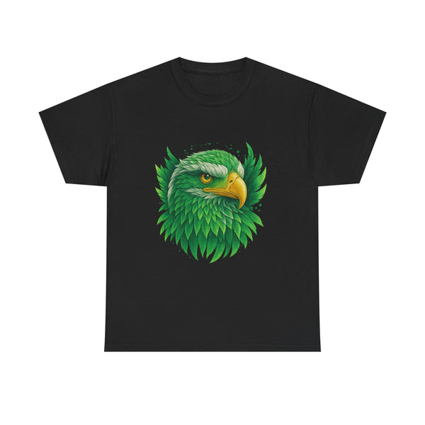 Green Eagle Graphic Tee, Nature T-Shirt, Eco-Friendly Apparel, Wildlife Gift, Unisex Casual Wear
