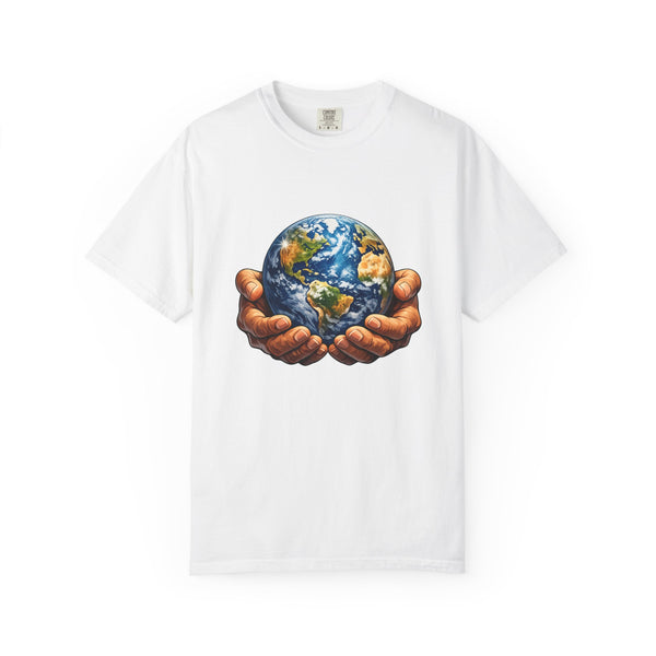 Earth in Hands T‑Shirt — Protect Our Planet Graphic Tee