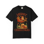 Merry Christmas T-Shirt, Cozy Holiday Tee, Unisex Festive Shirt, Santa Claus Apparel, Winter Celebration Clothing - Image 1