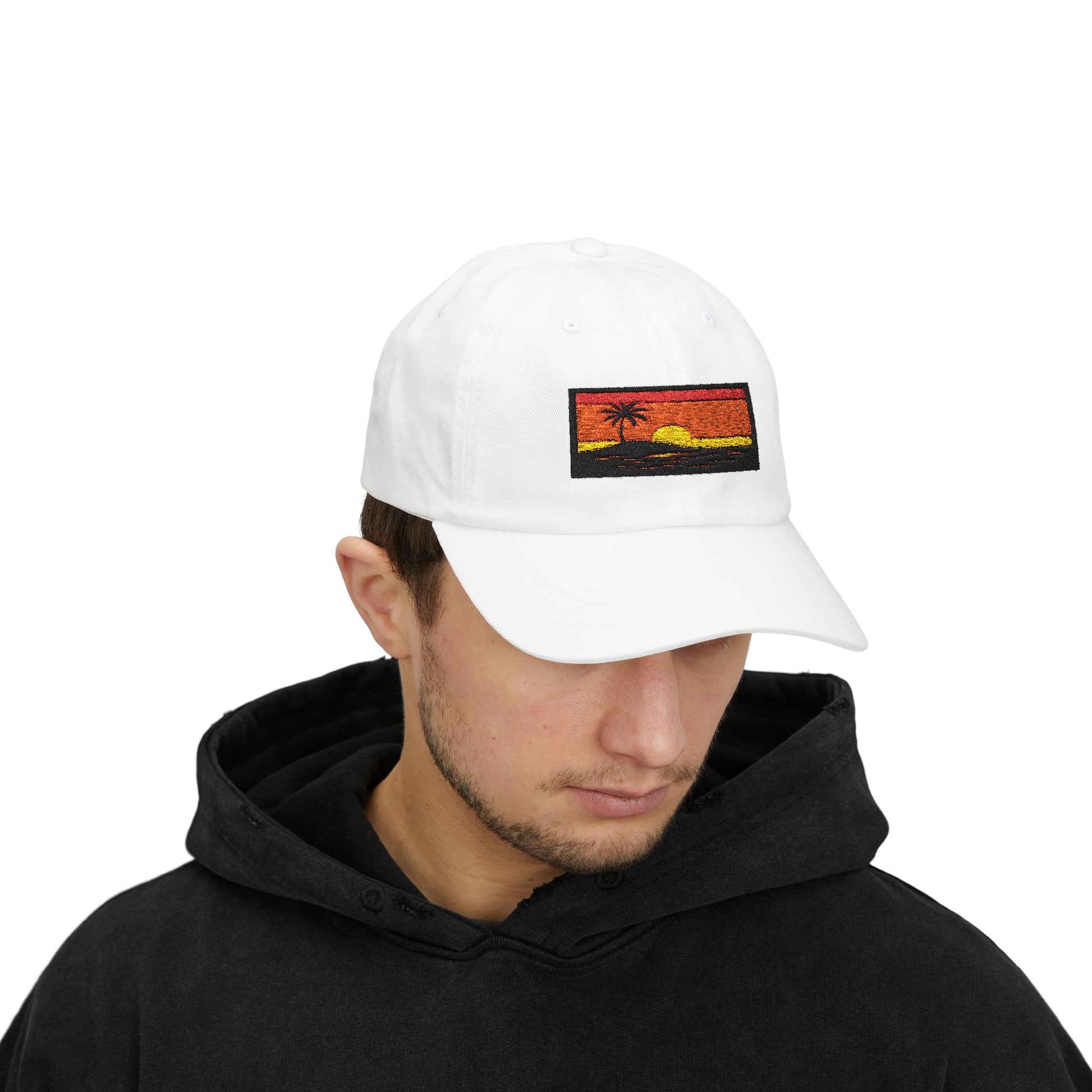 Stylish Sunset Dad Cap, Beach Lover Hat, Travel Accessory, Gift for Him, Outdoor Adventure Gear