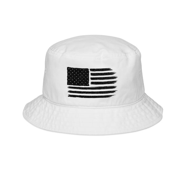 Patriotic Embroidered Bucket Hat | Casual Sun Hat, Vacation Accessory, Summer Fashion, Outdoor Gear, Gift Idea