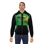 Vibrant Nature-Inspired Unisex Zip Hoodie, AOP Hoodie, Eco-Friendly Apparel, Unique Hoodie, Gift for Nature Lovers, Casual Wear - Image 4