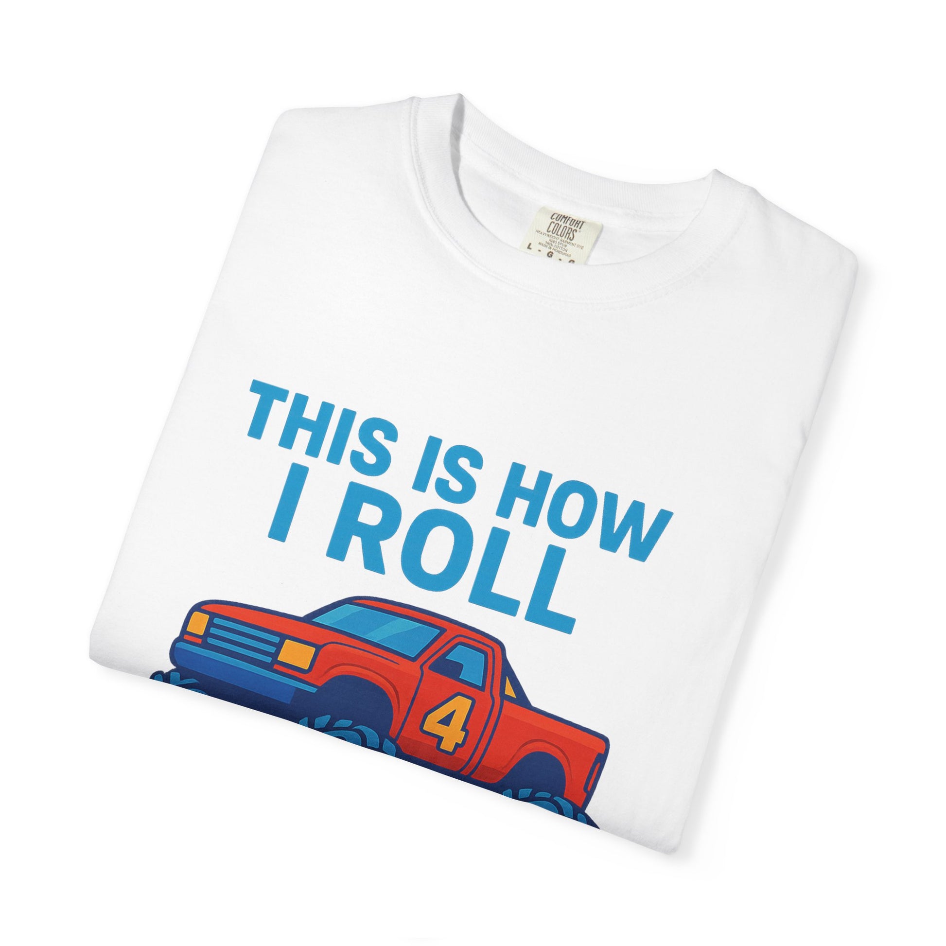 Monster Truck Birthday Tee, Fun Unisex T-Shirt for Kids, Ideal Gift for Birthday Celebrations, Kids Party, Casual Wear