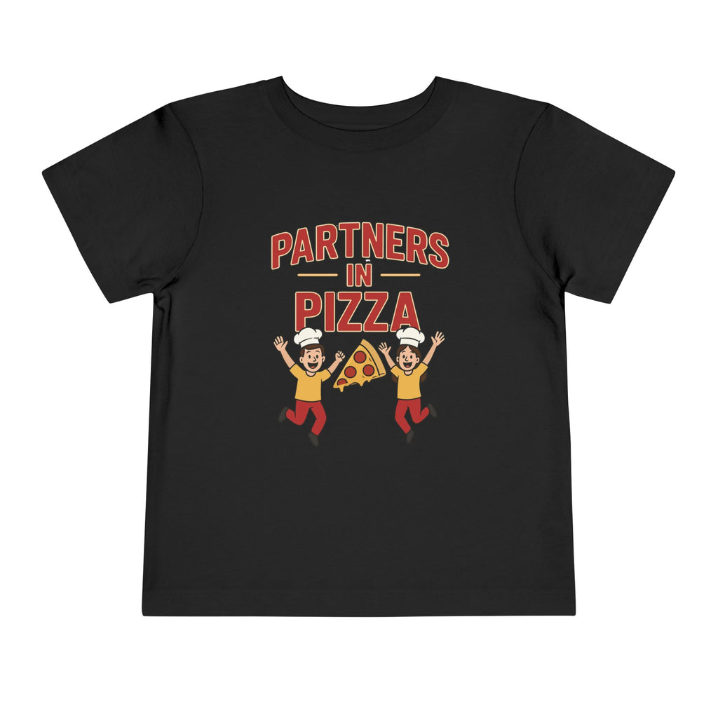 Toddler Tee - 'Partners in Pizza' Kids Graphic Pizza Shirt