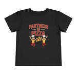 Toddler Tee - 'Partners in Pizza' Kids Graphic Pizza Shirt - Image 1