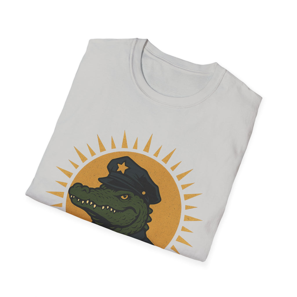 Alligator Police Officer Tee – Funny Unisex Graphic Shirt & Novelty Gift