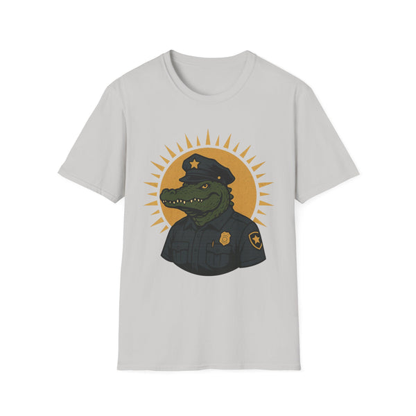 Alligator Police Officer Tee – Funny Unisex Graphic Shirt & Novelty Gift