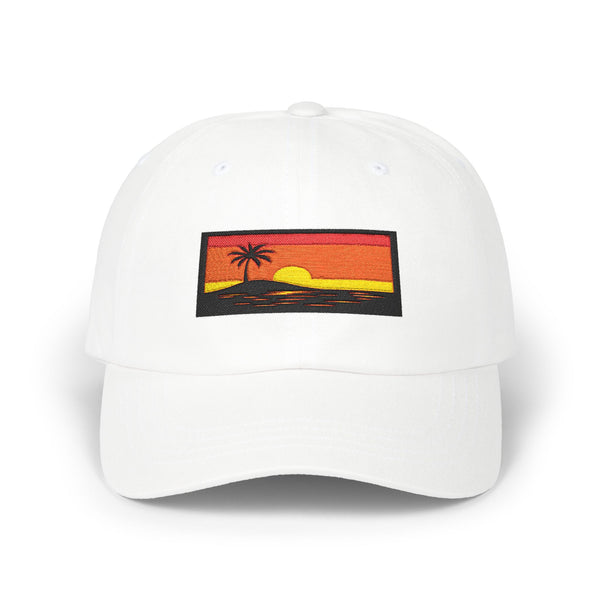 Stylish Sunset Dad Cap, Beach Lover Hat, Travel Accessory, Gift for Him, Outdoor Adventure Gear