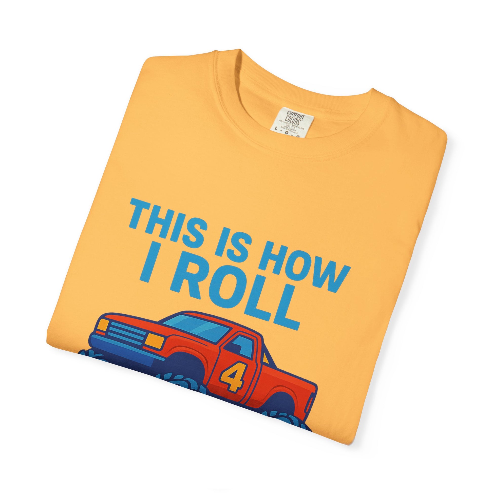 Monster Truck Birthday Tee, Fun Unisex T-Shirt for Kids, Ideal Gift for Birthday Celebrations, Kids Party, Casual Wear