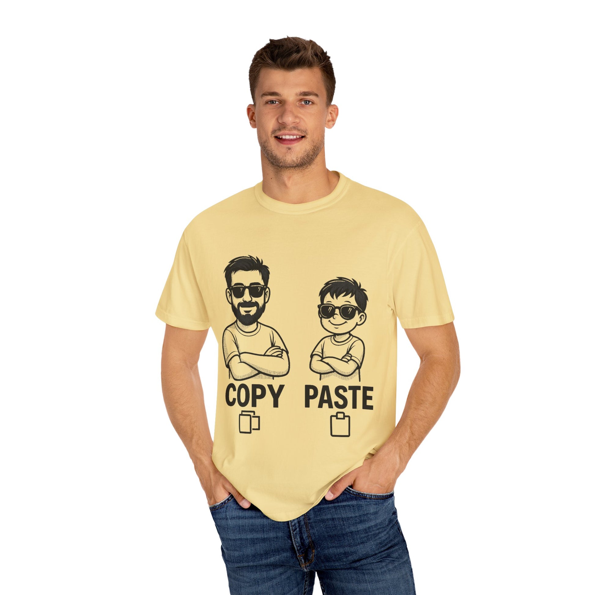 Father–Son Ctrl+C Ctrl+V Matching Tee – Unisex Family Graphic Shirt & Dad Gift