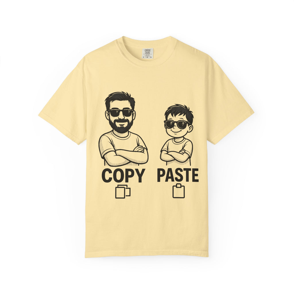 Father–Son Ctrl+C Ctrl+V Matching Tee – Unisex Family Graphic Shirt & Dad Gift