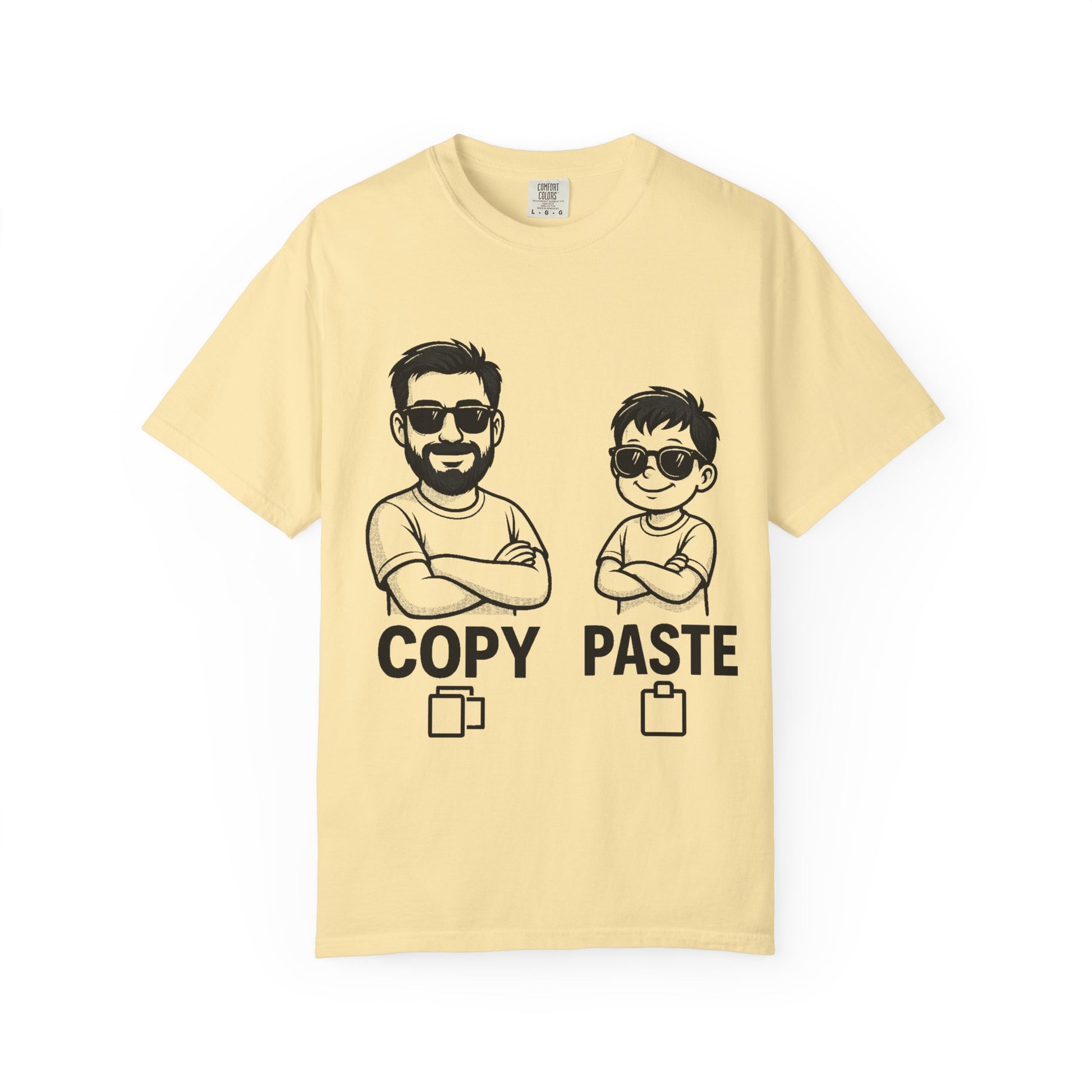 Father–Son Ctrl+C Ctrl+V Matching Tee – Unisex Family Graphic Shirt & Dad Gift