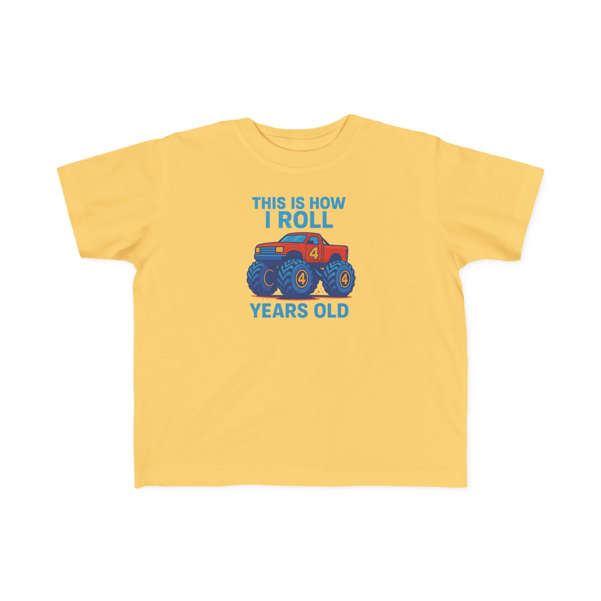 Monster Truck Toddler Tee – Kids Birthday & Playtime Graphic Shirt