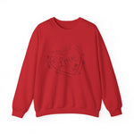 Love Heart Crewneck Sweatshirt — Floral Arrow Valentine Pullover - Image 4