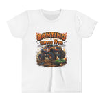 Monster Truck Birthday Tee – “Santino Turns Five” Youth Short Sleeve Shirt - Image 1