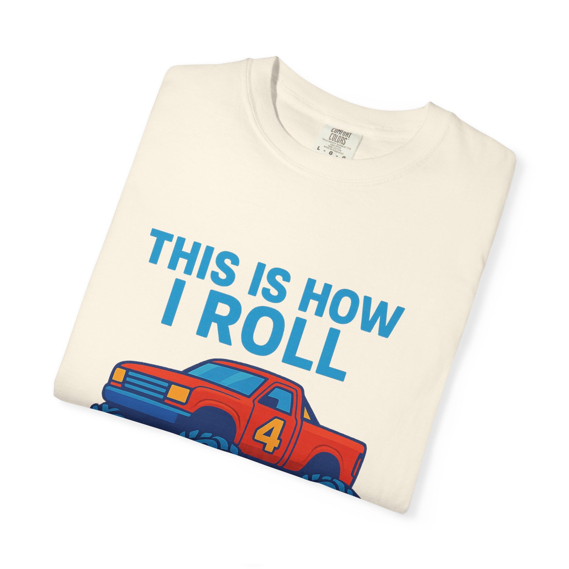 Monster Truck Birthday Tee, Fun Unisex T-Shirt for Kids, Ideal Gift for Birthday Celebrations, Kids Party, Casual Wear