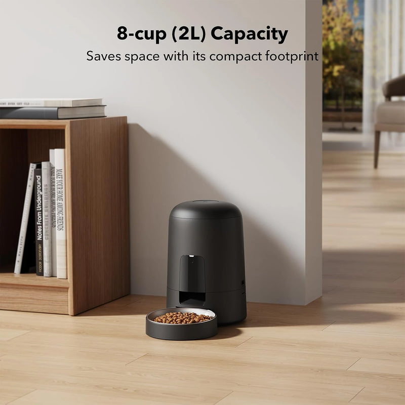 Smart Automatic Pet Feeder – 2L, Battery-Powered & Timed Feeding for Cats & Dogs